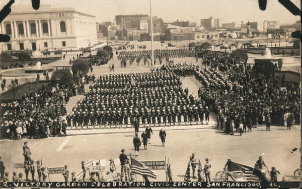 Victory Garden Celebration Civic Center San Francisco California