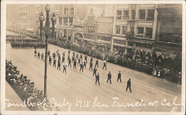 Fourth of July 1918 San Francisco California