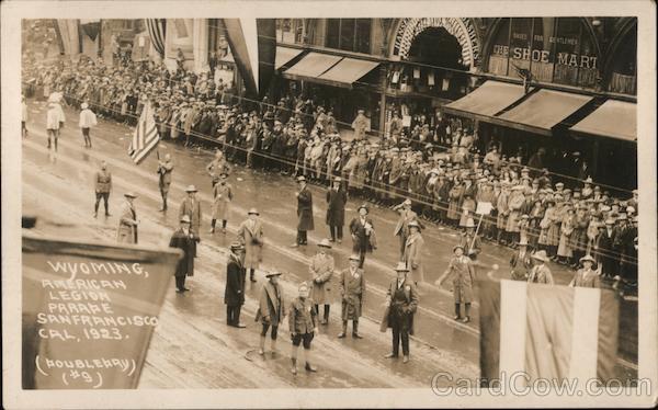 Wyoming, American Legion Parade 1923 San Francisco California