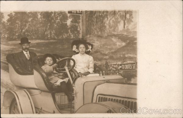A Family in a Car - To the Chutes San Francisco California