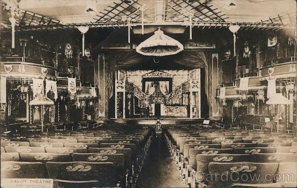 Savoy Theatre Interior San Francisco California