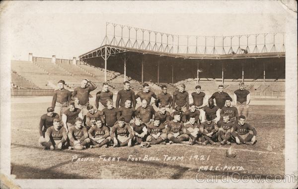 Pacific Fleet Football Team 1921, Recreation Park San Francisco California