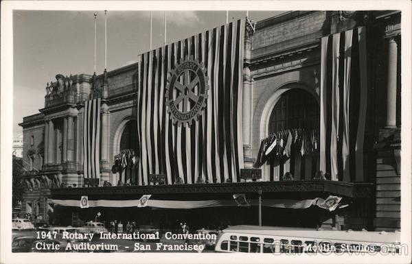 1947 Rotary International Convention, Civic Auditorium - San Francisco California
