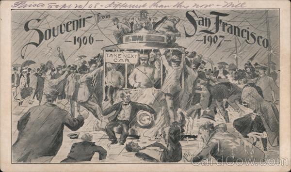 Souvenir from San Francisco 1906-1907 California