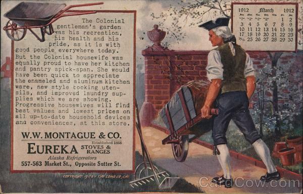 W.W. Montague & CO. Eureka Stoves & Ranges San Francisco California