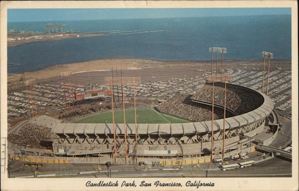 View of Candlestick Park San Francisco California