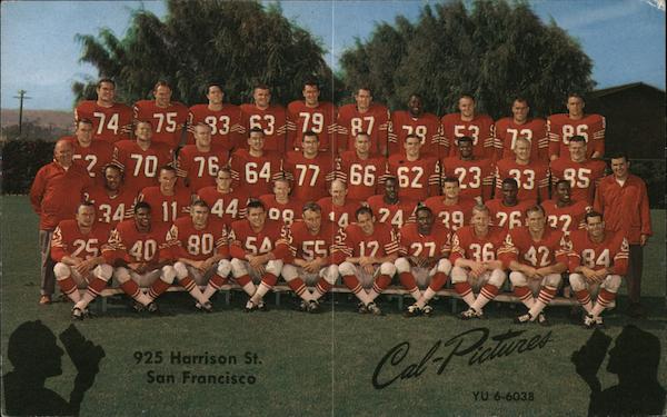 San Francisco 49ers 1961 Schedule California Football