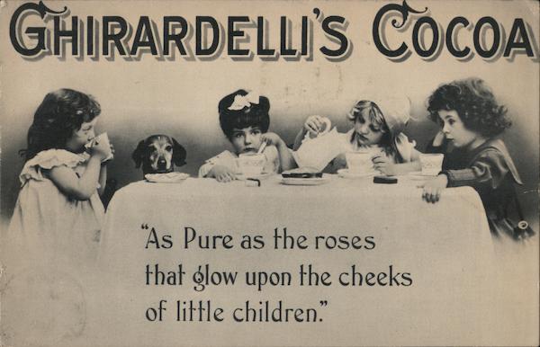 Ghirardelli's Cocoa San Francisco California Advertising