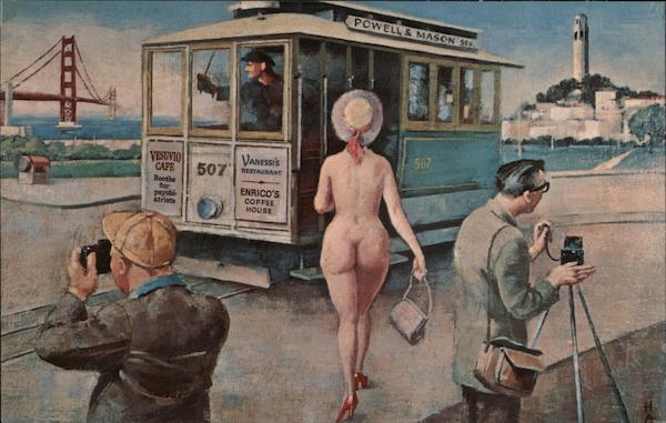 Double Exposure San Francisco California