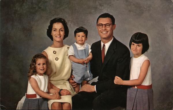 George Moscone, Candidate SF Board of Supervisors and Family San Francisco California