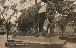 5th California Apple Show - Elephant Made of Apples Postcard