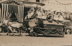 "A.O.H. in A." Admission Day Parade Float 1910 Postcard