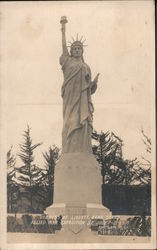Goddess Of Liberty Band Stand Allied War Exposition S.F. Postcard