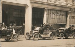 San Francisco Moose Parade, Cars, Chinatown Chinese Bazaar Quan Yak Co. Postcard