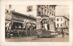 Victory Float - Peace 1919 Postcard