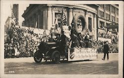 The Salvation Army, Truck and Banner, The Best Is None Too Good For Our Boys Now They Are Home Postcard
