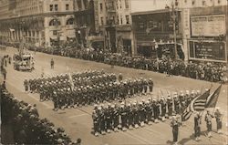 Navy Sailors From Mare Island in Parade San Francisco, CA Postcard Postcard Postcard
