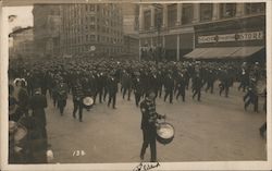 Drums, Parade - E. P. Charlton store Postcard