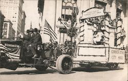Corner Stone City Hall Float San Francisco Parade Postcard
