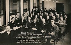First Annual Convention of Managers - F.W. Woolworth Co Postcard