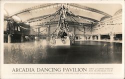 Arcadia Dancing Pavilion Eddy and Jones Streets Postcard