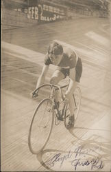 Lloyd Thomas "Frisco Kid" Bicycle Racer San Francisco, CA Bicycles Postcard Postcard Postcard