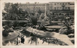 Rare Caliente Miniature Golf Course Market and 9th Streets Postcard