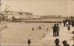 Municipal Swimming Pool- Herbert Fleischacker Playfield San Francisco, CA Postcard Postcard Postcard