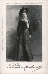 Opera Singer Linda Montanari Postcard