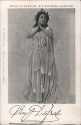 Tivoli Opera House - Italian Season 1902 Postcard
