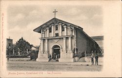 Mission Dolores Established 1776 Postcard