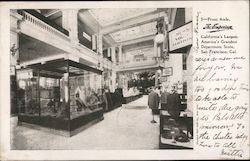 The Emporium Front Aisle California's Largest, America's Grandest, Department Store Postcard