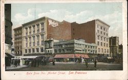 Hale Bros Inc. Market Street Postcard