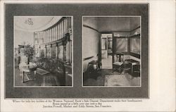 Where the Lady Key Holders of the Western National Bank's Safe Deposit Department Make Their Headquarters Postcard