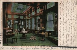 Art Reception Room, S.N. Wood & Co. Postcard