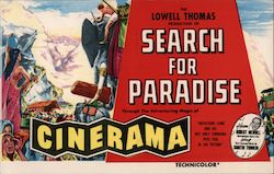 The Lowell Thomas Production of "Search for Paradise" Postcard