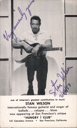 Autographed Stan Wilson One of America's Greatest Contributions to Music Postcard