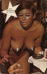 Topless waitresses Off Broadway San Francisco Postcard