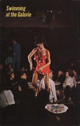 Swimmin at the Galaxie "Swim Dance" Postcard