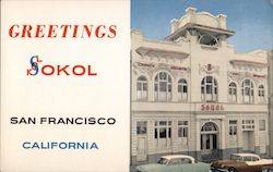 Greetings Sokol Postcard