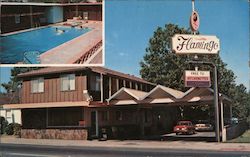 Flamingo Motel Roseville, CA Postcard Postcard Postcard