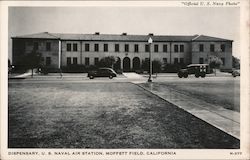 Dispensary, U.S. Naval Air Station, Moffett Field Mountain View, CA Postcard Postcard Postcard