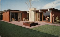 Terrace View of an Eichler Home in Northern California Postcard