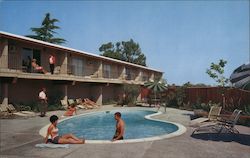 Tropicana Lodge 1720 El Camino Real Postcard