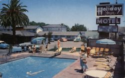Holiday Inn 125 Room Motel Postcard