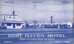 Rest Haven Motel Morgan Hill, CA Postcard Postcard Postcard