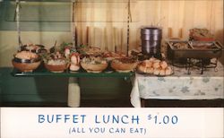 Chinese Food Buffet Lunch $1.00 (All You Can Eat) Anchor Postcard