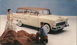 1955 Chevrolet "Two-Ten" 4-Door Station Wagon Postcard