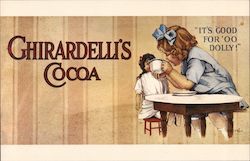 Ghirardelli's Cocoa "It's Good For 'Oo Dolly!" Ghirardelli Square 900 North Point San Francisco, CA Advertising Postcard Postcar Postcard