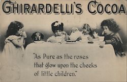 Ghirardelli's Cocoa Postcard